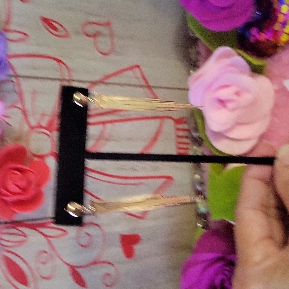 Earrings 18k gold plated - Picture 2 of 7